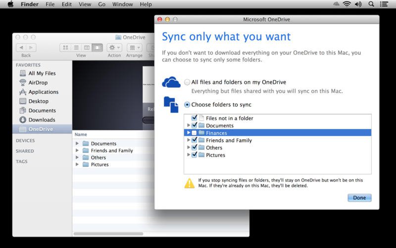 onedrive desktop for mac